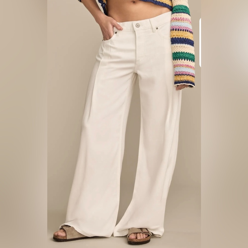Lucky Brand white palazzo pants